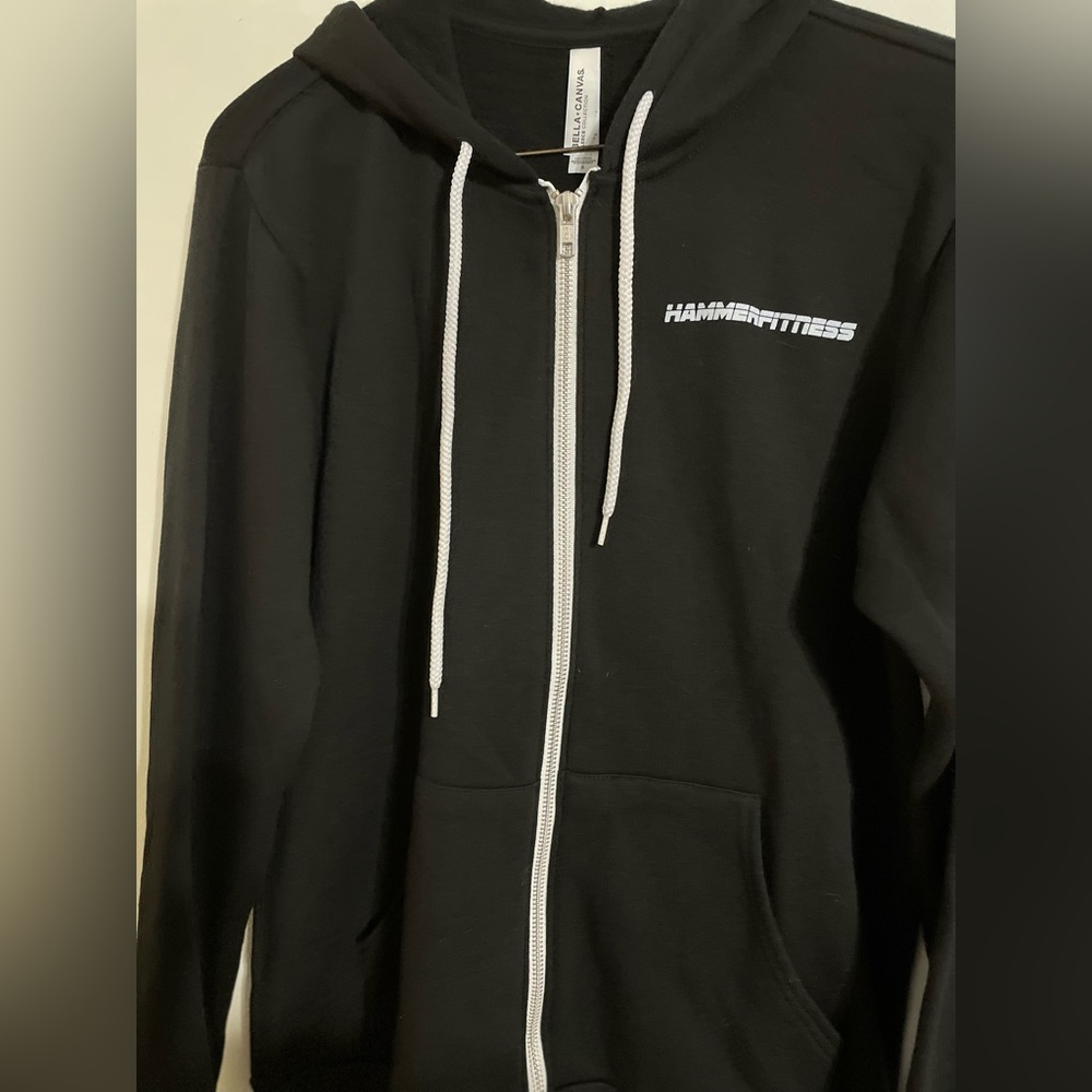 Black Hammer Fitness Zip-Up Hoodie - size Small NWOT - Picture 3 of 9